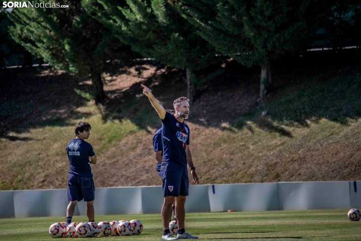 En im&aacute;genes: El Numancia completa su primer entrenamiento de pretemporada