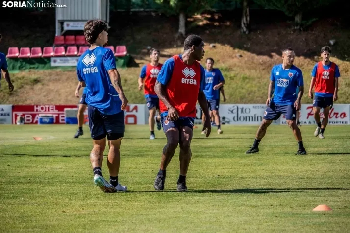 En im&aacute;genes: El Numancia completa su primer entrenamiento de pretemporada