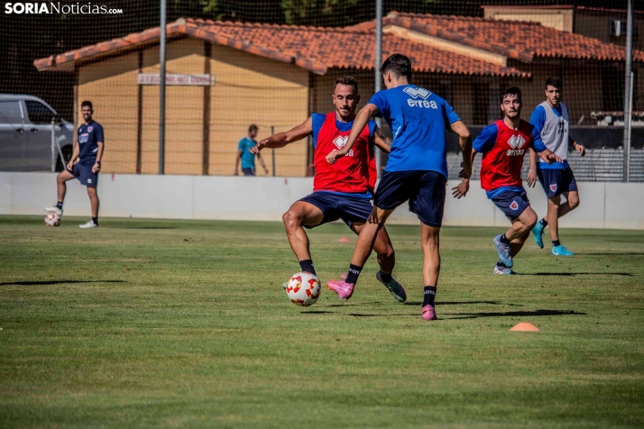 En im&aacute;genes: El Numancia completa su primer entrenamiento de pretemporada