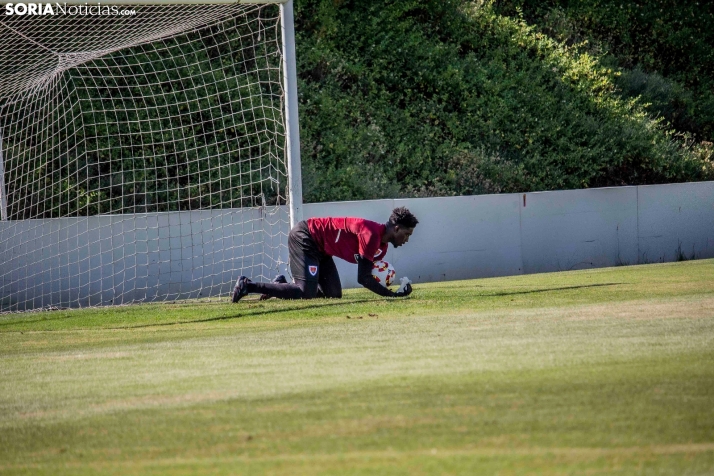 En im&aacute;genes: El Numancia completa su primer entrenamiento de pretemporada