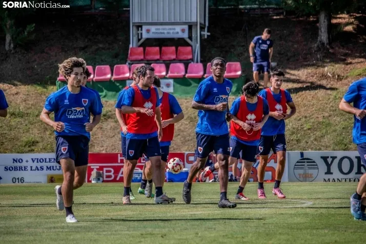 En im&aacute;genes: El Numancia completa su primer entrenamiento de pretemporada