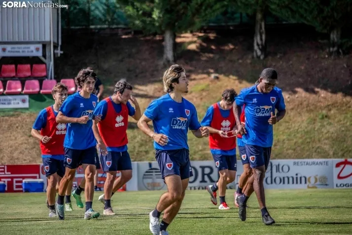 En im&aacute;genes: El Numancia completa su primer entrenamiento de pretemporada