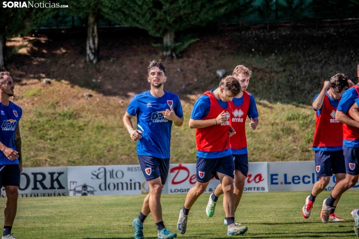 En im&aacute;genes: El Numancia completa su primer entrenamiento de pretemporada