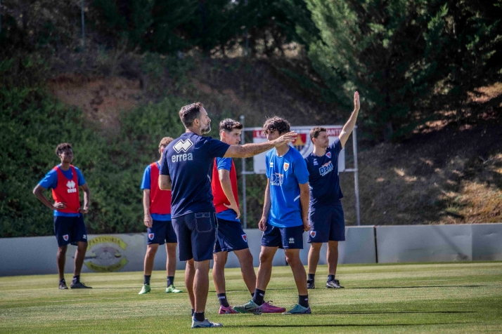 En im&aacute;genes: El Numancia completa su primer entrenamiento de pretemporada