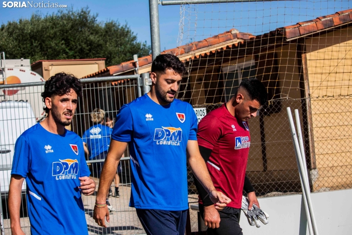 En im&aacute;genes: El Numancia completa su primer entrenamiento de pretemporada