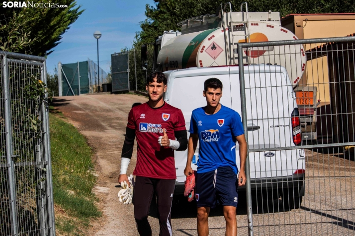 En im&aacute;genes: El Numancia completa su primer entrenamiento de pretemporada