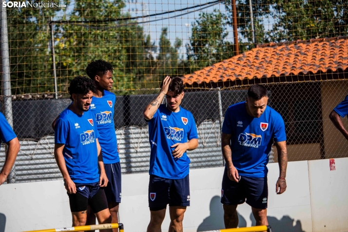 En im&aacute;genes: El Numancia completa su primer entrenamiento de pretemporada