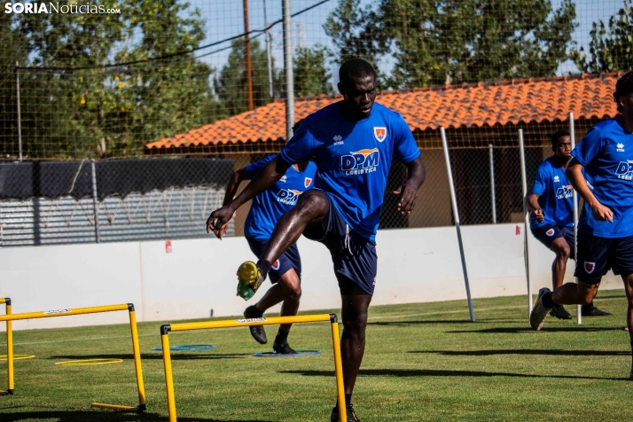 En im&aacute;genes: El Numancia completa su primer entrenamiento de pretemporada