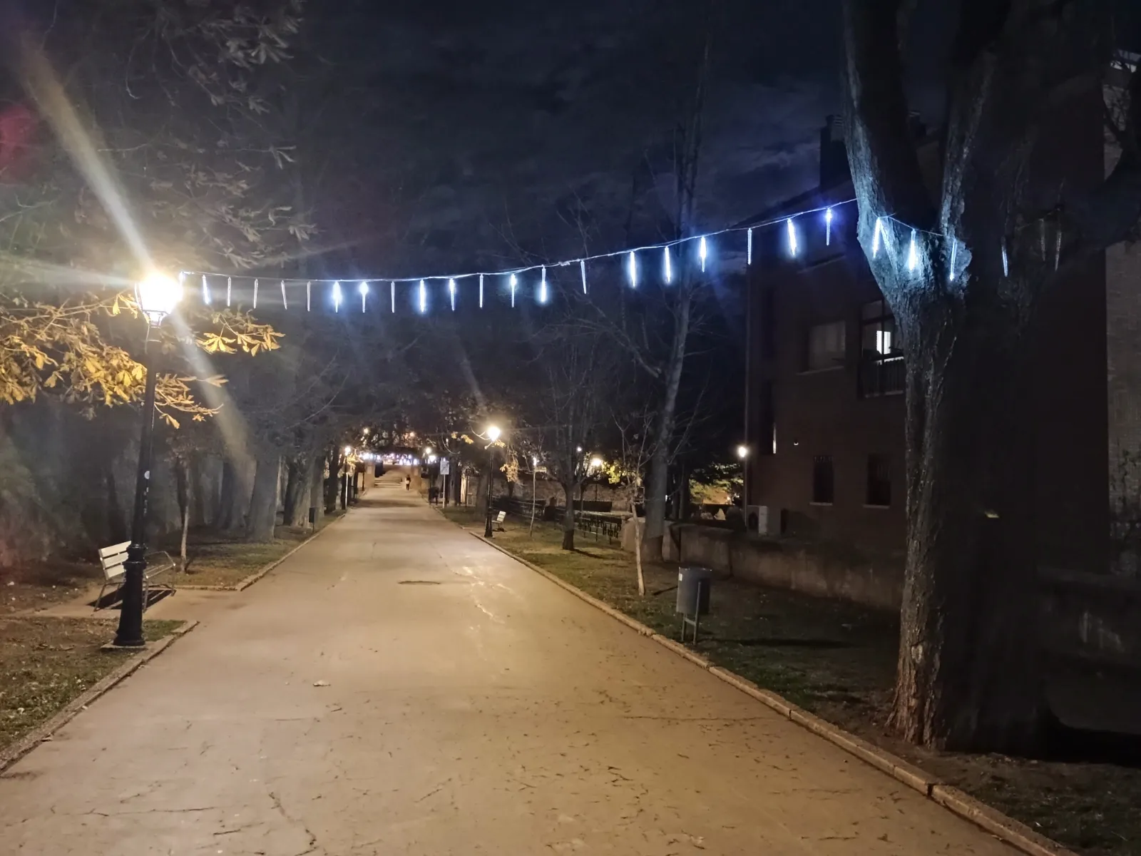 Encendido navideño en Ágreda. 