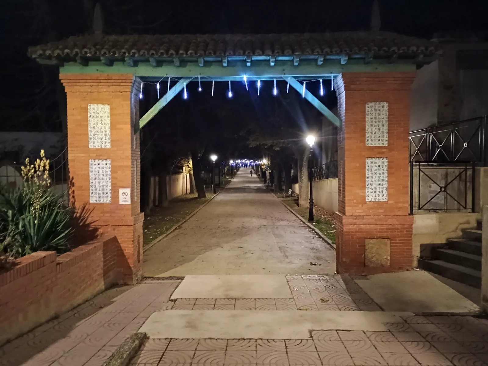 Encendido navideño en Ágreda. 