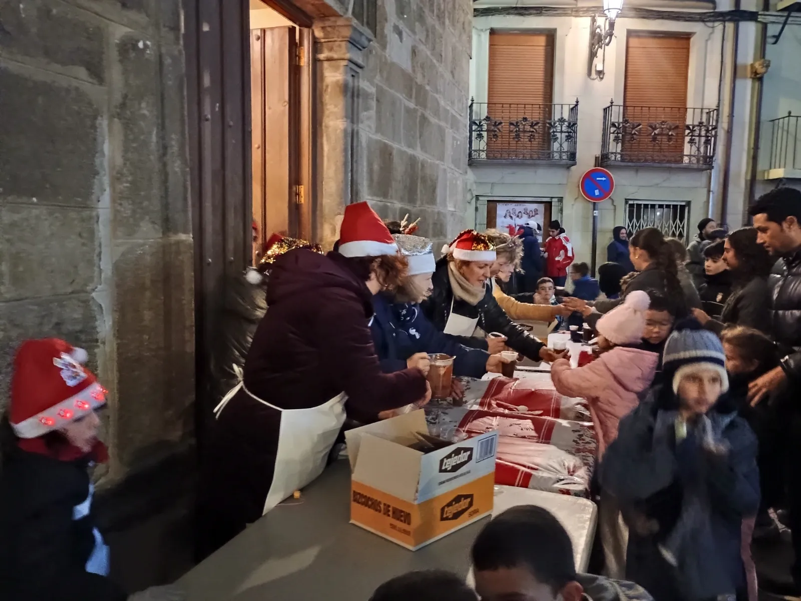 Encendido navideño en Ágreda. 