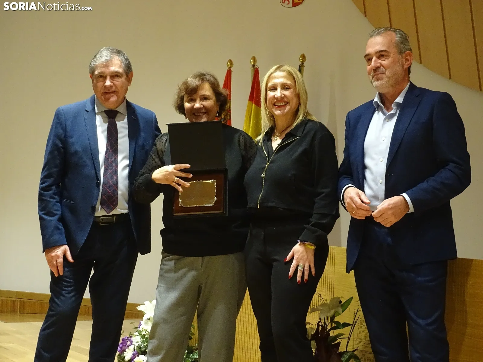 Una imagen del acto hoy en la sede de la Delegación Territorial de la Junta en Soria. /PC