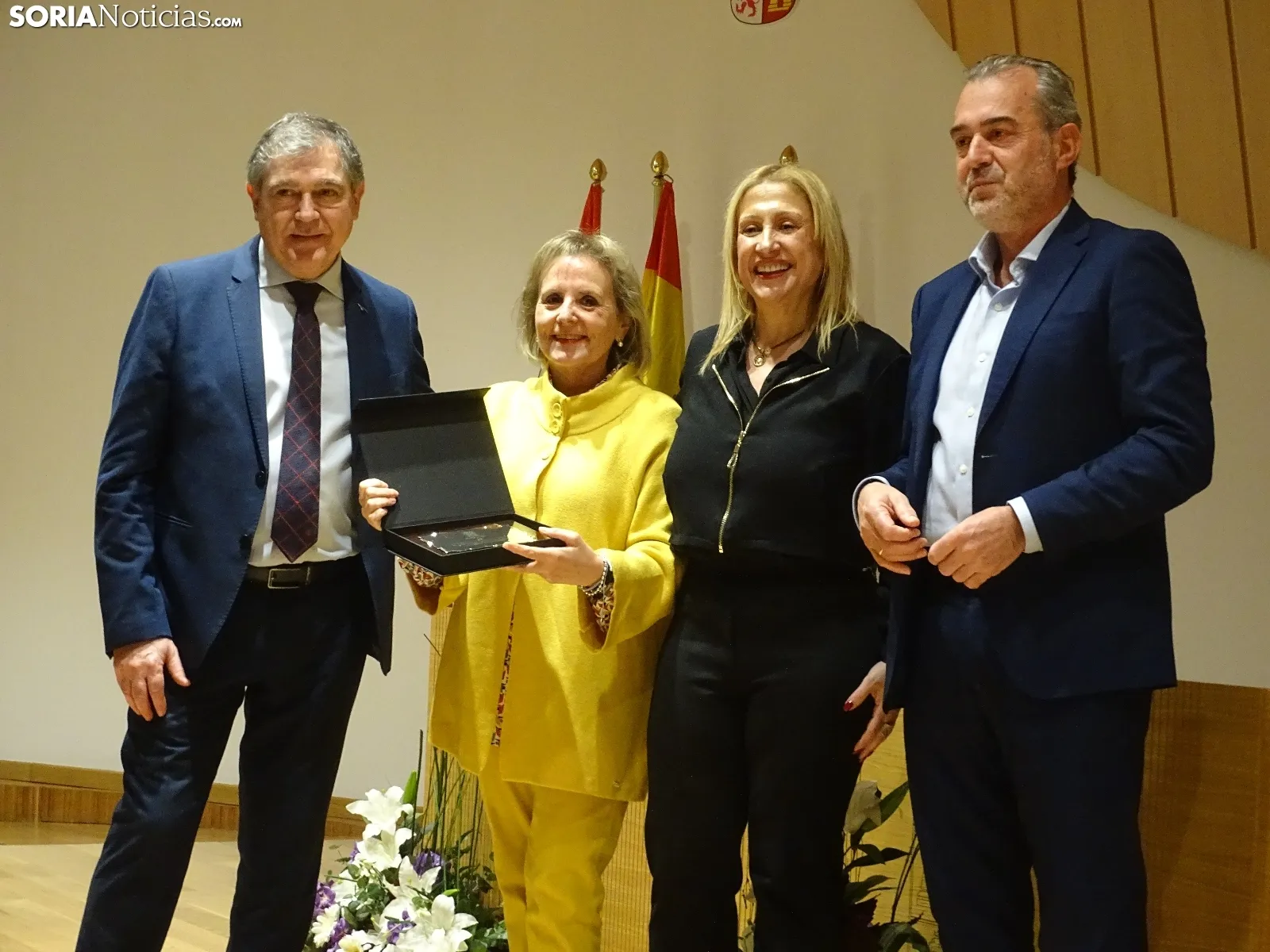 Una imagen del acto hoy en la sede de la Delegación Territorial de la Junta en Soria. /PC