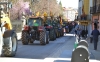 Una tractorada convocada por ASAJA en la capital soriana. /PC