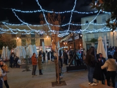 Encendido navideño en Ágreda. 