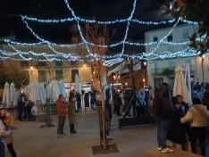 Encendido navideño en Ágreda. 