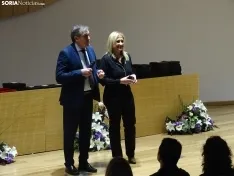 Una imagen del acto hoy en la sede de la Delegación Territorial de la Junta en Soria. /PC