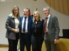 Una imagen del acto hoy en la sede de la Delegación Territorial de la Junta en Soria. /PC