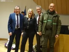 Una imagen del acto hoy en la sede de la Delegación Territorial de la Junta en Soria. /PC