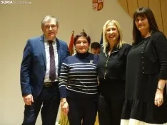 Una imagen del acto hoy en la sede de la Delegación Territorial de la Junta en Soria. /PC