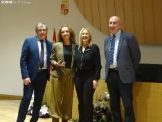 Una imagen del acto hoy en la sede de la Delegación Territorial de la Junta en Soria. /PC