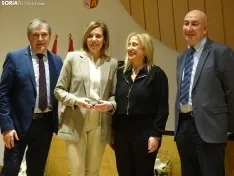 Una imagen del acto hoy en la sede de la Delegación Territorial de la Junta en Soria. /PC