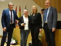 Una imagen del acto hoy en la sede de la Delegación Territorial de la Junta en Soria. /PC