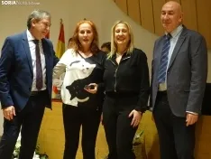 Una imagen del acto hoy en la sede de la Delegación Territorial de la Junta en Soria. /PC