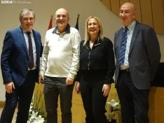 Una imagen del acto hoy en la sede de la Delegación Territorial de la Junta en Soria. /PC