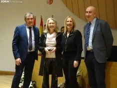 Una imagen del acto hoy en la sede de la Delegación Territorial de la Junta en Soria. /PC