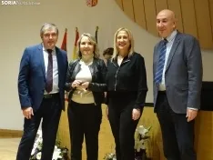 Una imagen del acto hoy en la sede de la Delegación Territorial de la Junta en Soria. /PC