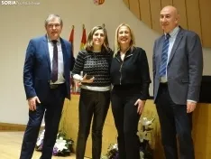 Una imagen del acto hoy en la sede de la Delegación Territorial de la Junta en Soria. /PC