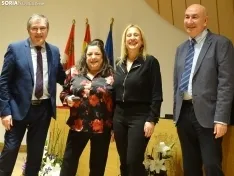 Una imagen del acto hoy en la sede de la Delegación Territorial de la Junta en Soria. /PC