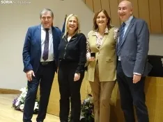 Una imagen del acto hoy en la sede de la Delegación Territorial de la Junta en Soria. /PC