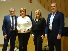 Una imagen del acto hoy en la sede de la Delegación Territorial de la Junta en Soria. /PC