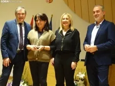 Una imagen del acto hoy en la sede de la Delegación Territorial de la Junta en Soria. /PC