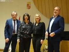 Una imagen del acto hoy en la sede de la Delegación Territorial de la Junta en Soria. /PC
