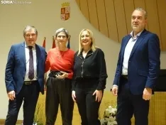 Una imagen del acto hoy en la sede de la Delegación Territorial de la Junta en Soria. /PC