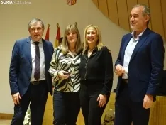 Una imagen del acto hoy en la sede de la Delegación Territorial de la Junta en Soria. /PC