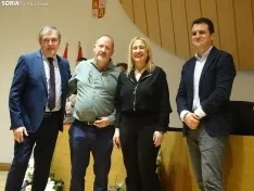 Una imagen del acto hoy en la sede de la Delegación Territorial de la Junta en Soria. /PC