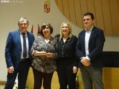 Una imagen del acto hoy en la sede de la Delegación Territorial de la Junta en Soria. /PC