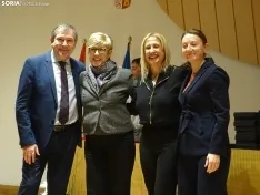 Una imagen del acto hoy en la sede de la Delegación Territorial de la Junta en Soria. /PC