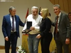 Una imagen del acto hoy en la sede de la Delegación Territorial de la Junta en Soria. /PC