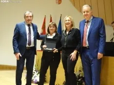 Una imagen del acto hoy en la sede de la Delegación Territorial de la Junta en Soria. /PC