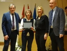 Una imagen del acto hoy en la sede de la Delegación Territorial de la Junta en Soria. /PC