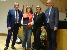 Una imagen del acto hoy en la sede de la Delegación Territorial de la Junta en Soria. /PC