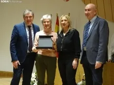 Una imagen del acto hoy en la sede de la Delegación Territorial de la Junta en Soria. /PC