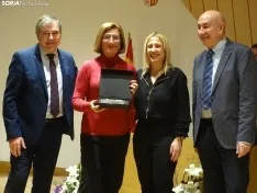 Una imagen del acto hoy en la sede de la Delegación Territorial de la Junta en Soria. /PC