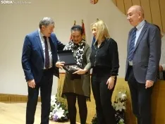 Una imagen del acto hoy en la sede de la Delegación Territorial de la Junta en Soria. /PC