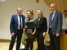 Una imagen del acto hoy en la sede de la Delegación Territorial de la Junta en Soria. /PC